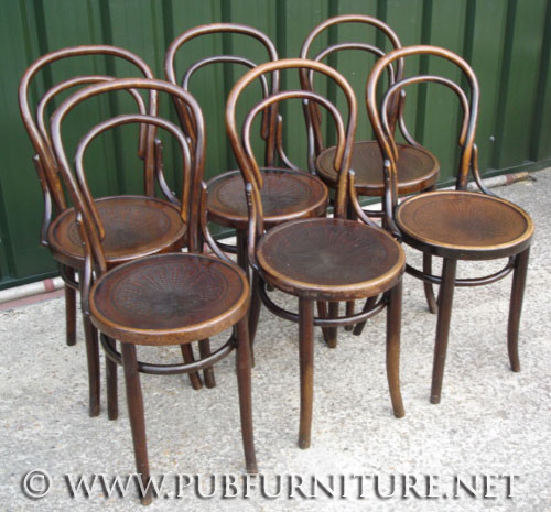 An image of Hooped Thonet Bentwood No.14 Chairs