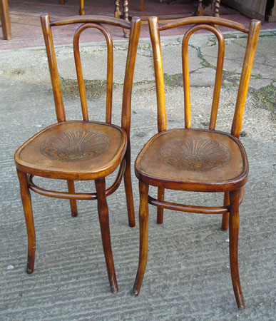 An image of Long U Bentwood Chairs