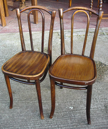 An image of Long U Bentwood Chairs